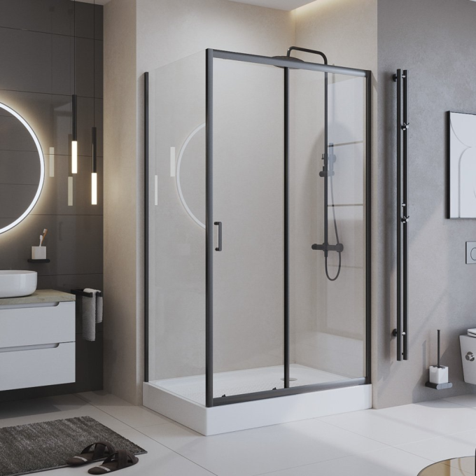 Душевой уголок BELBAGNO UNO-195-AH-1-120/70-C-Cr